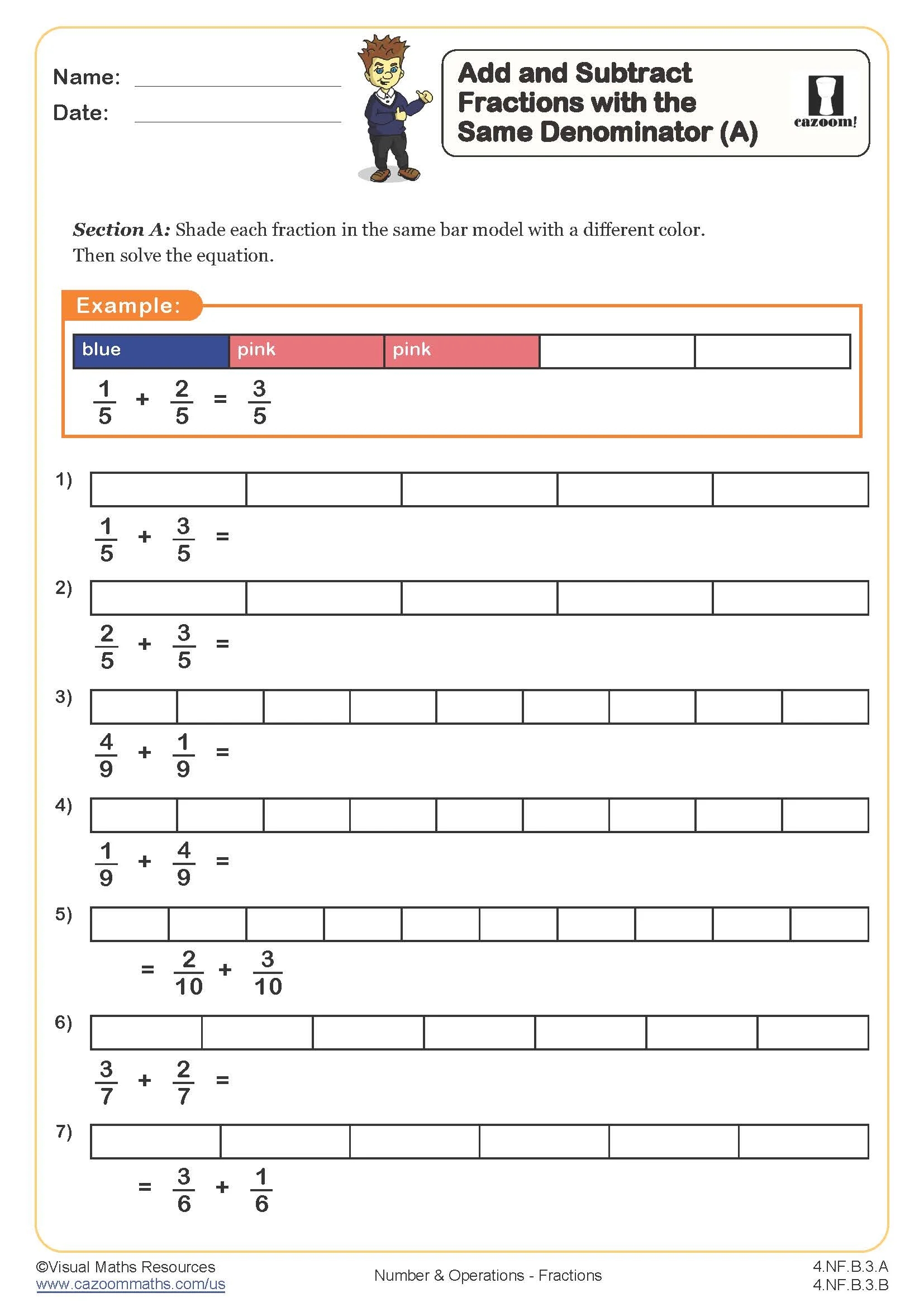 4th Grade Math Worksheets Free Printable