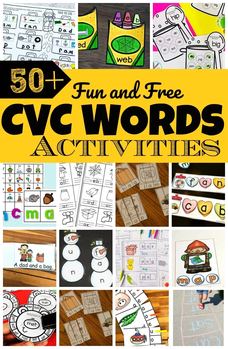Cvc Printable Worksheets
