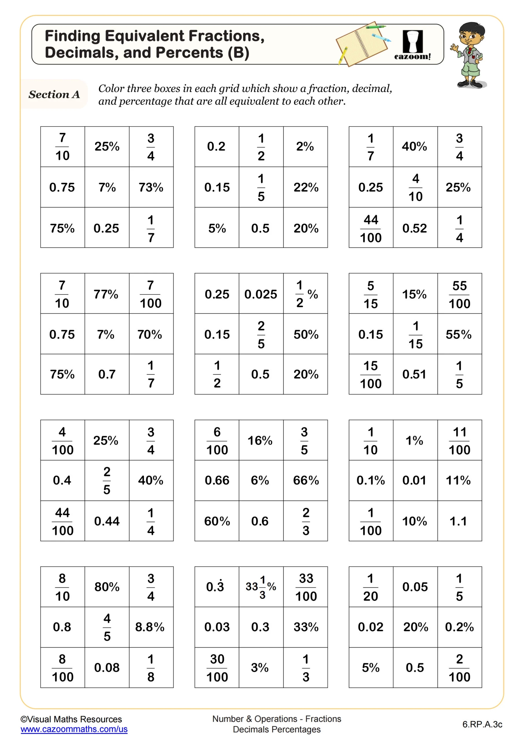 Math Printable Worksheet