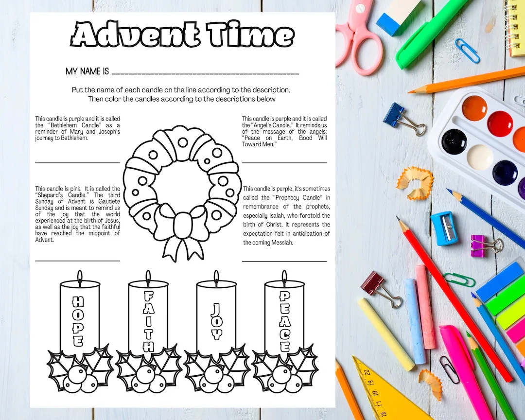 Advent Time Coloring Page For Kids Catholic Activities For Children Catholic Homeschool Resources The Meaning Of Advent For Children Etsy Advent Time Coloring Page For Kids Catholic Activities For Children Catholic Homeschool Resources The Meaning Of Advent For Children Etsy
