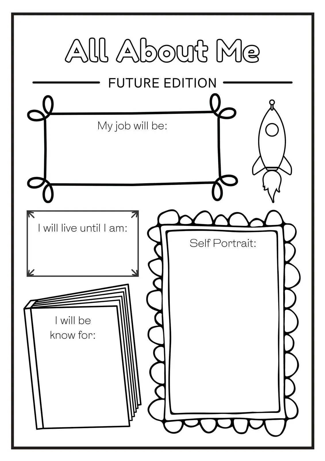 All About Me Free Printables Printable Party Favors
