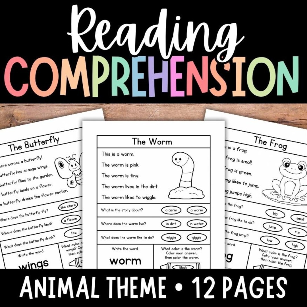 Kindergarten Reading Worksheets Printable