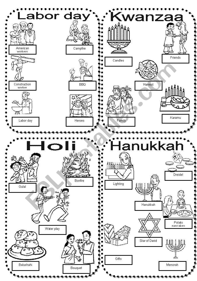 Free Printable Kwanzaa Worksheets