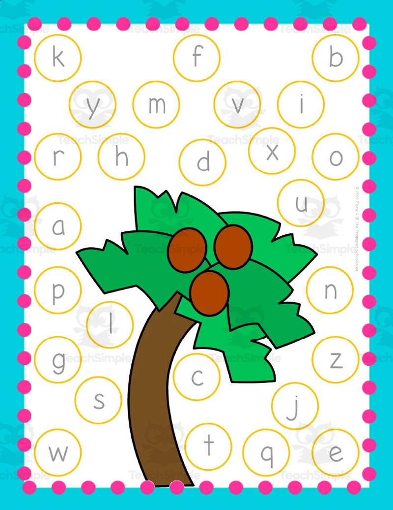 Free Printable Chicka Chicka Boom Boom Worksheets