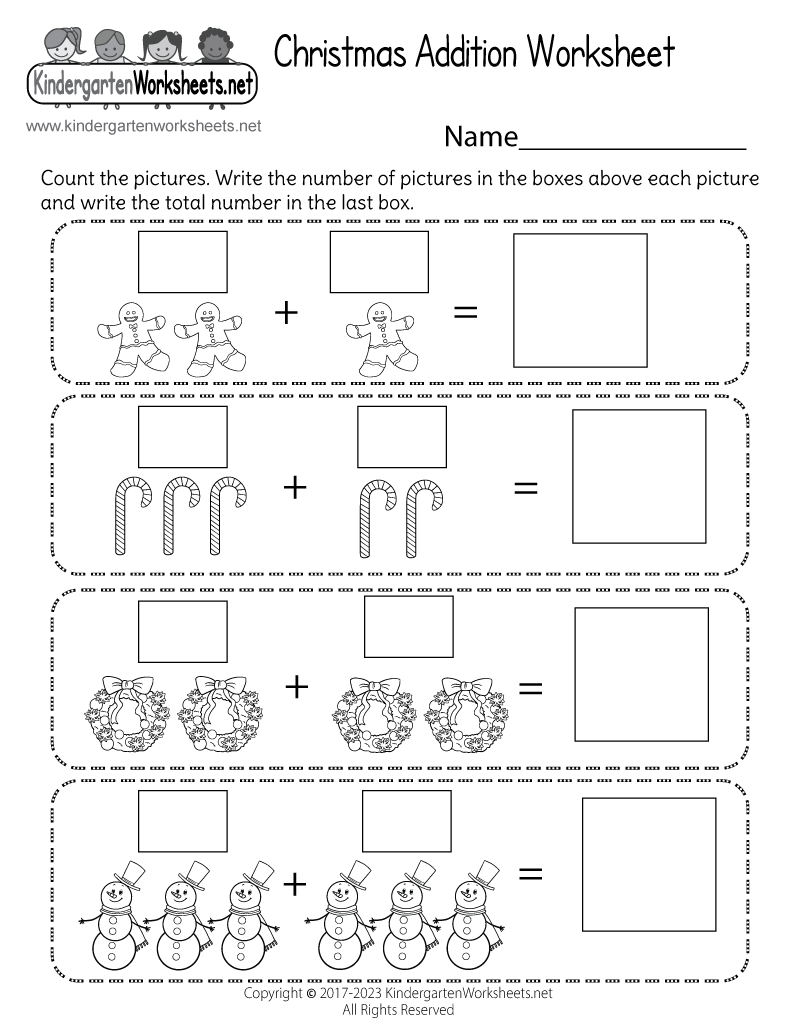 Free Printable Math Christmas Worksheets Free Printable Math Christmas Worksheets