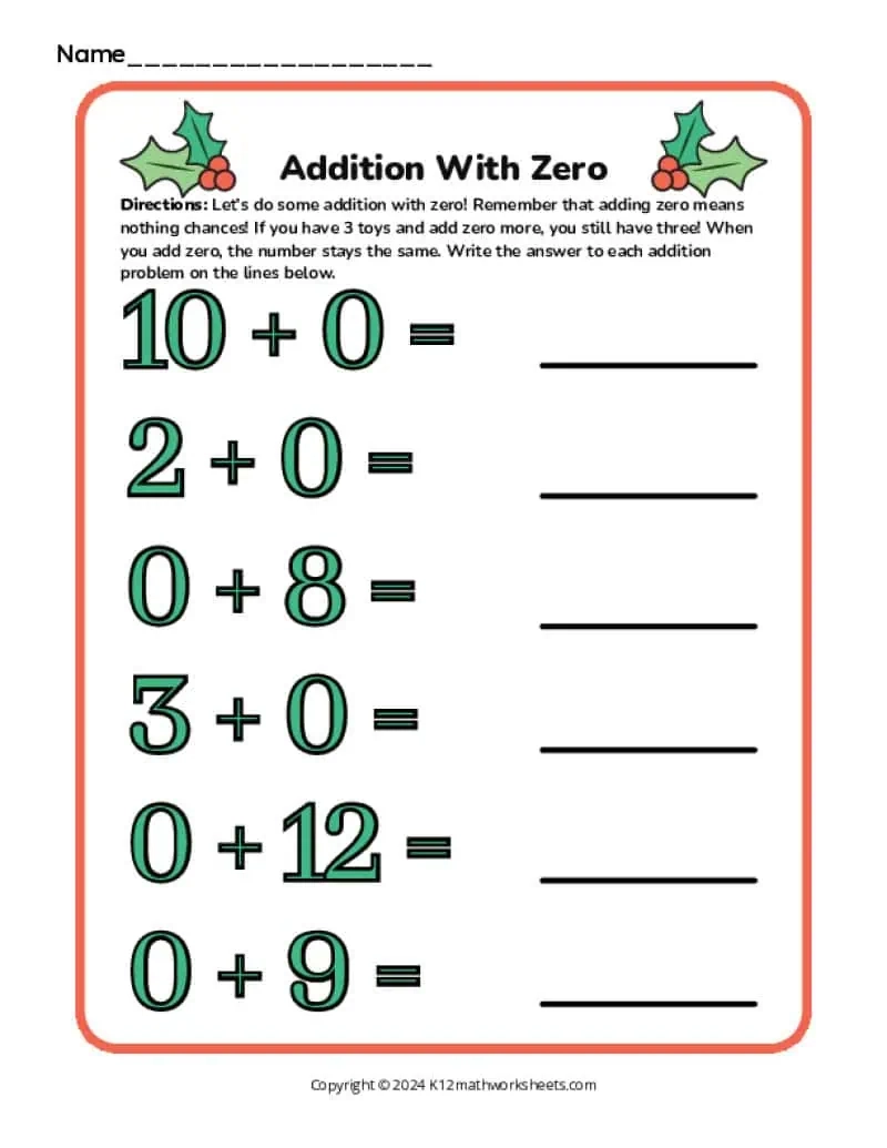 Christmas Math Worksheets K12 Math Worksheets