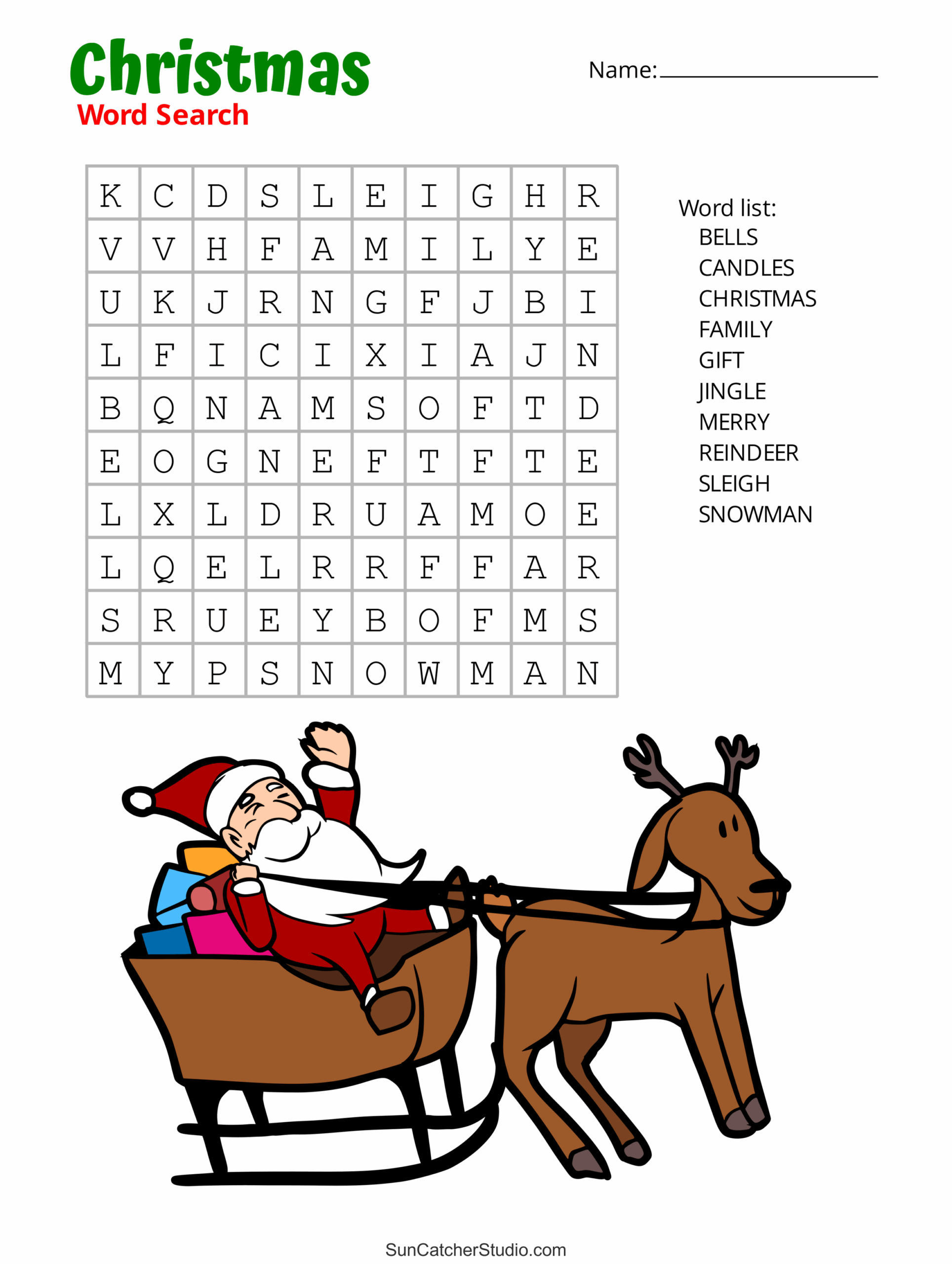 Free Printable Holiday Worksheets Pdf