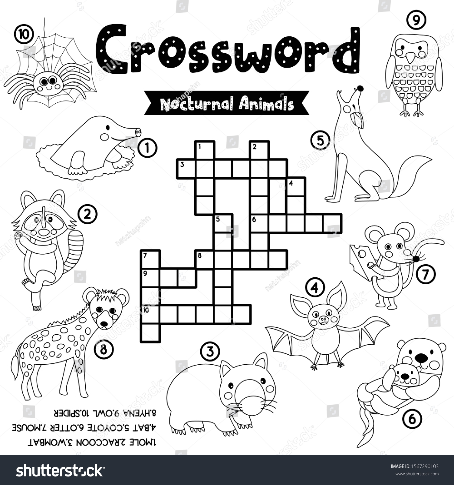 Free Printable Nocturnal Animals Worksheets