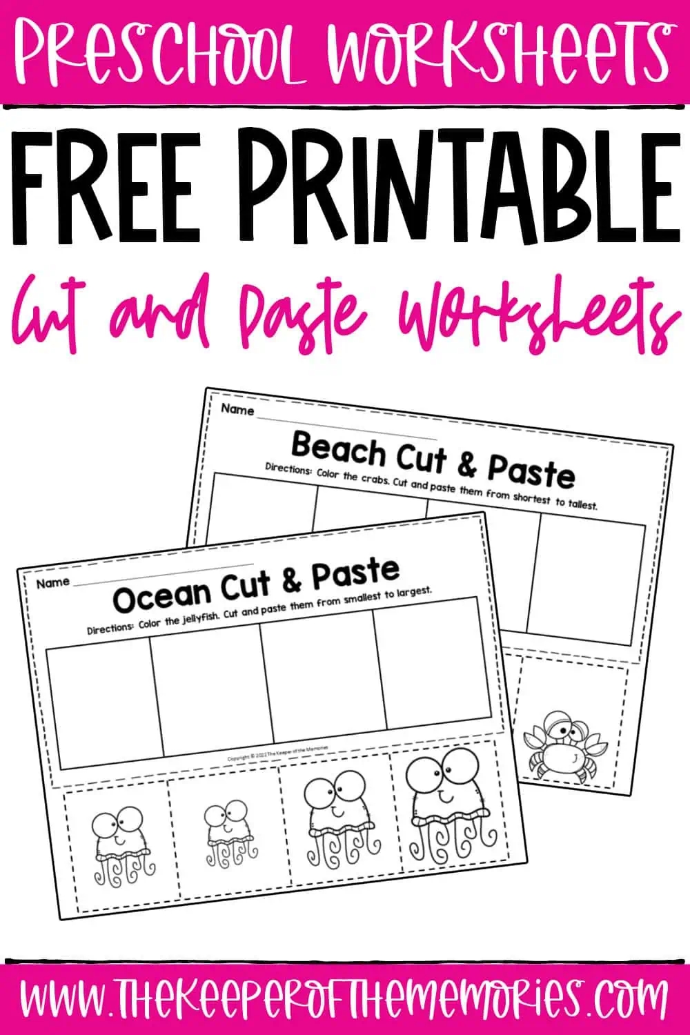 Free Toddler Printable Worksheets