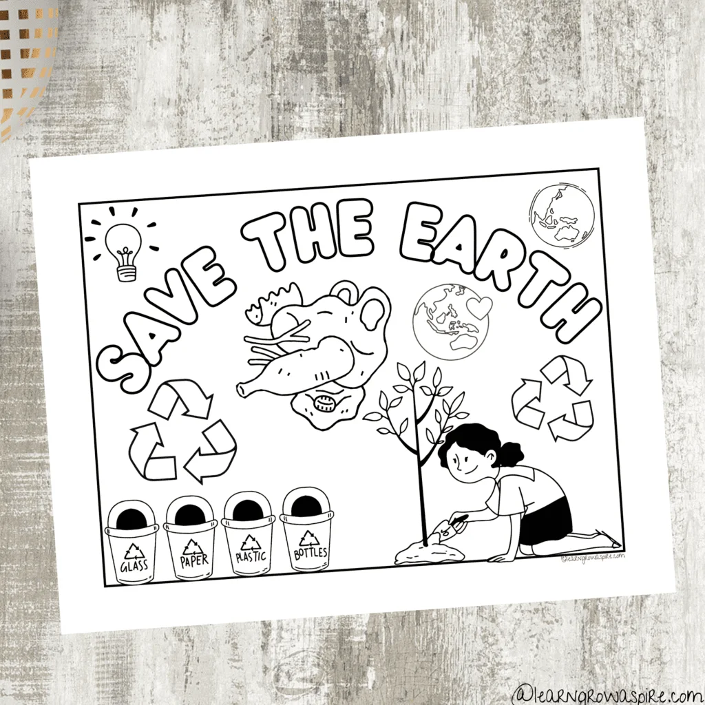 Earth Day Printable Activities For Kids Pdf Learn Grow Aspire