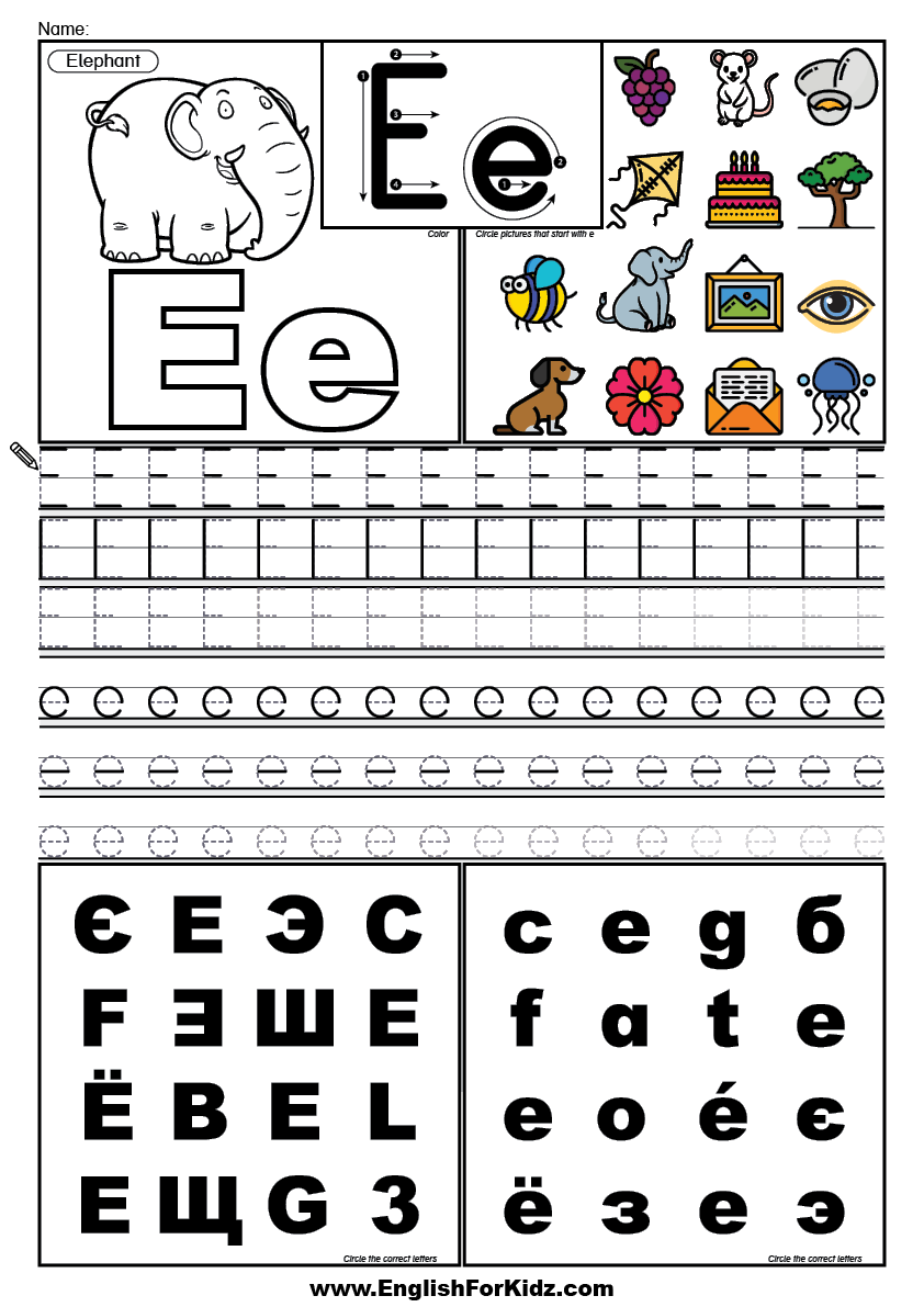 English For Kids Step By Step Letter Tracing ABC Learning Set