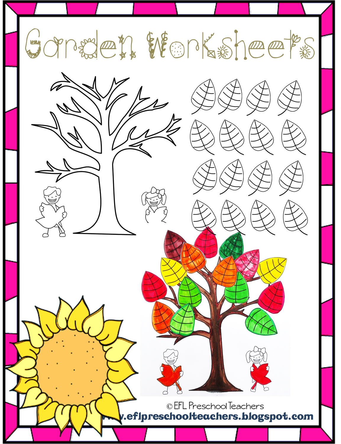 ESL EFL Preschool Teachers Garden Theme Resources For The Preschool ELL