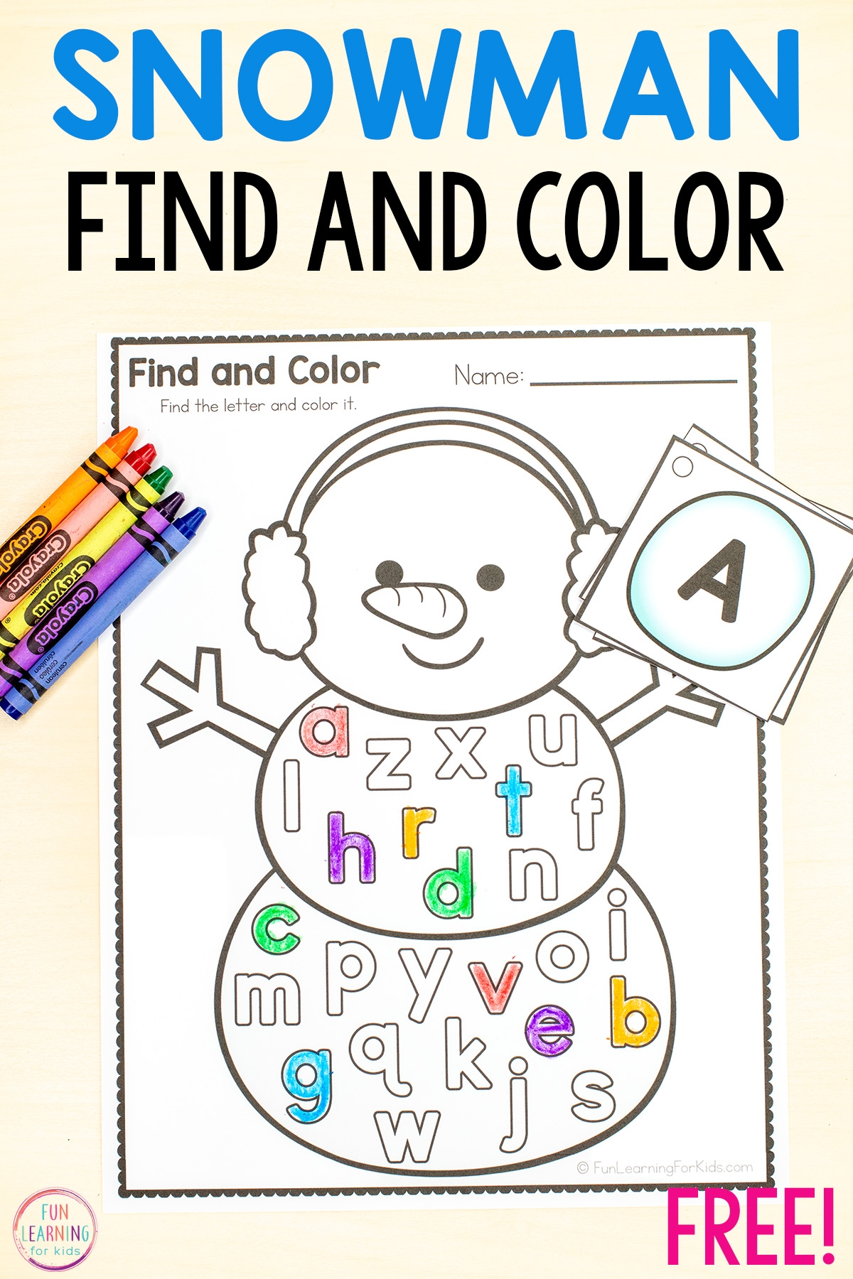 Free Printable Find The Letter Worksheets