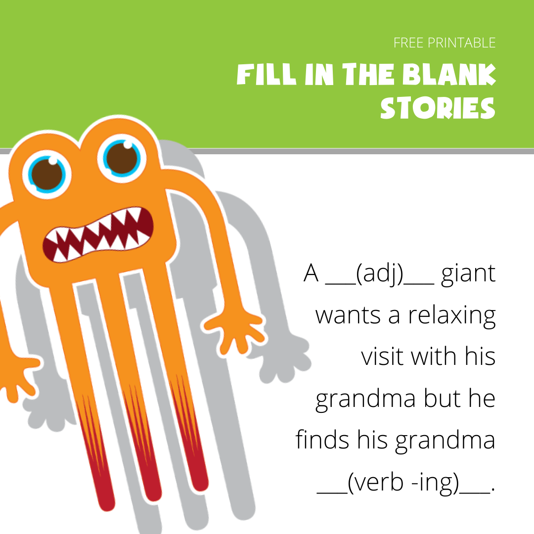Fill In The Blank Stories Giant Super Easy Storytelling