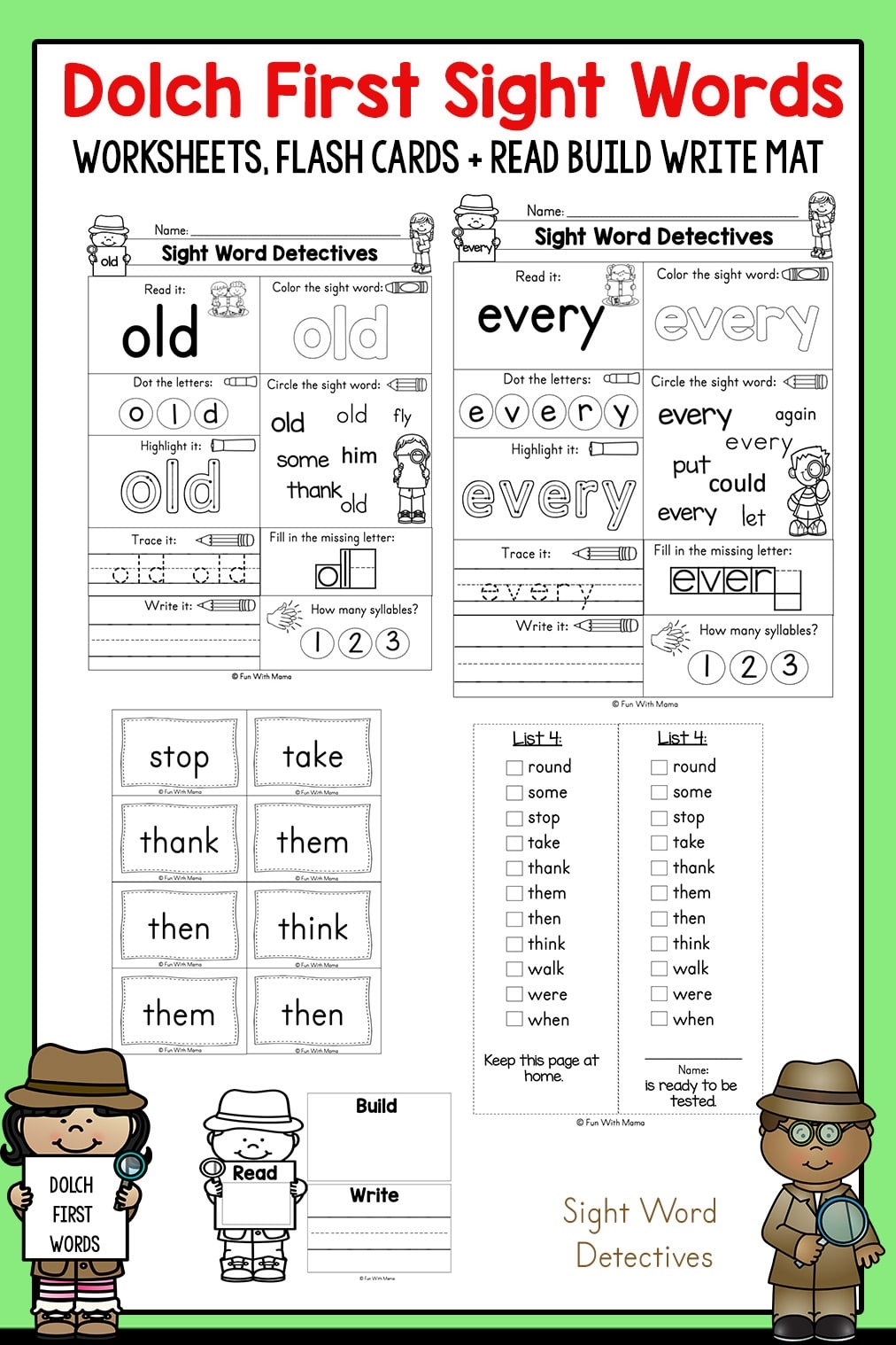 Printable Worksheets For First Graders
