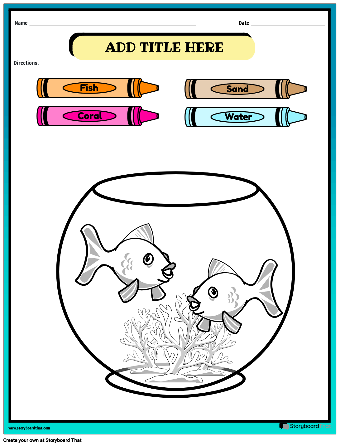Following Directions Worksheets For Students StoryboardThat