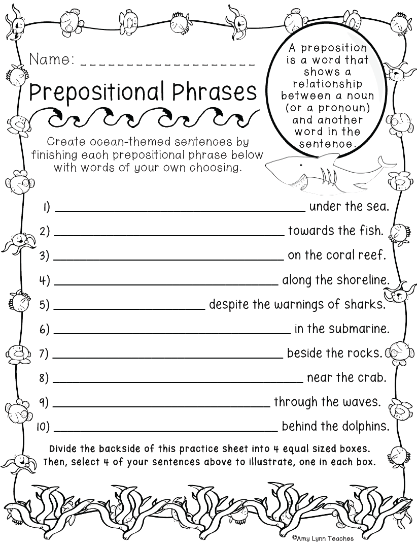 Fourth Grade Ocean Themed Worksheets 100 Standards Aligned Printables Made By Teachers