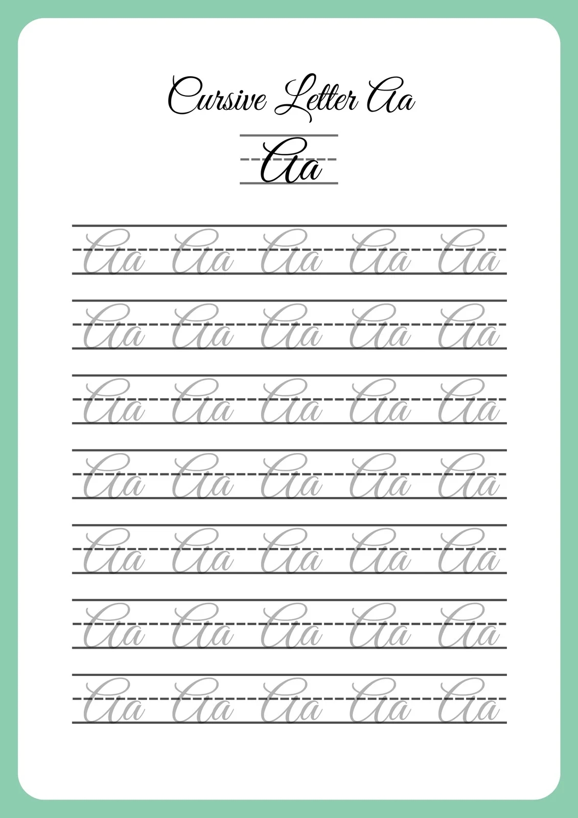 Free And Customizable Cursive Templates Canva