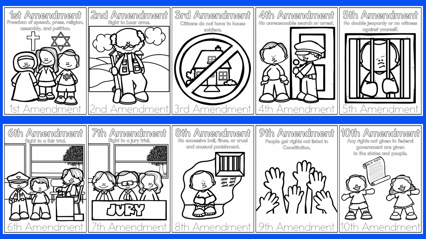Free Printable Bill Of Rights Worksheets