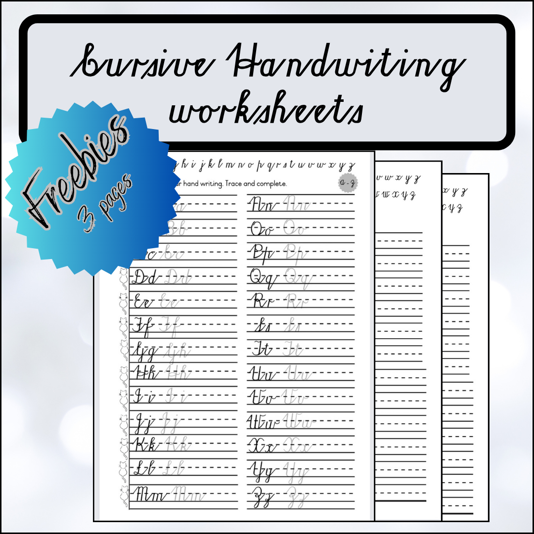 Cursive Worksheets Free Printable