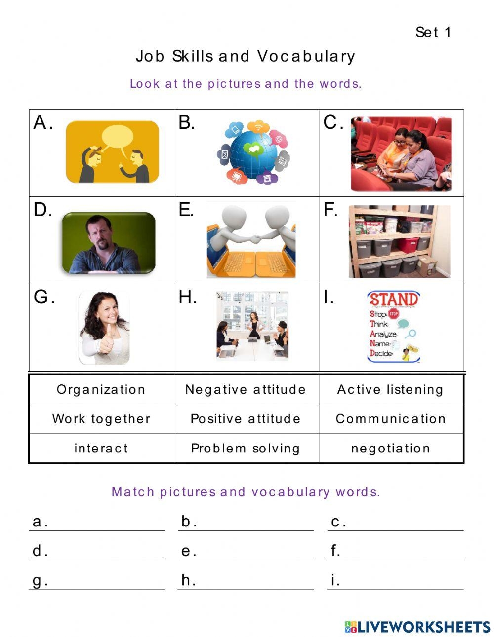 Free Job Skills Worksheet Download Free Job Skills Worksheet Png Worksheets Library