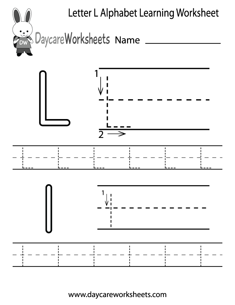 Letter L Worksheets Free Printables