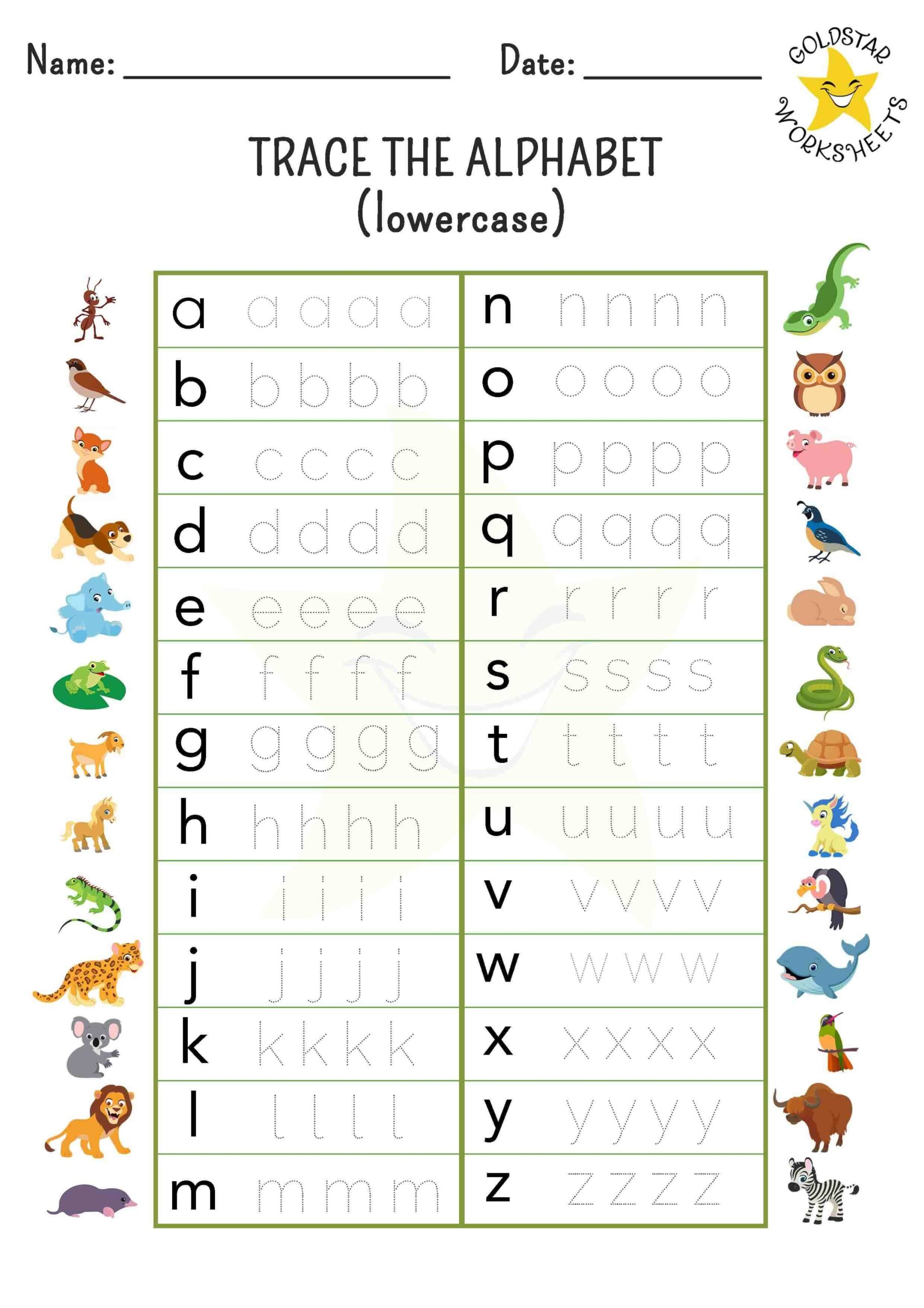 Free Printable Tracing Worksheets Pdf