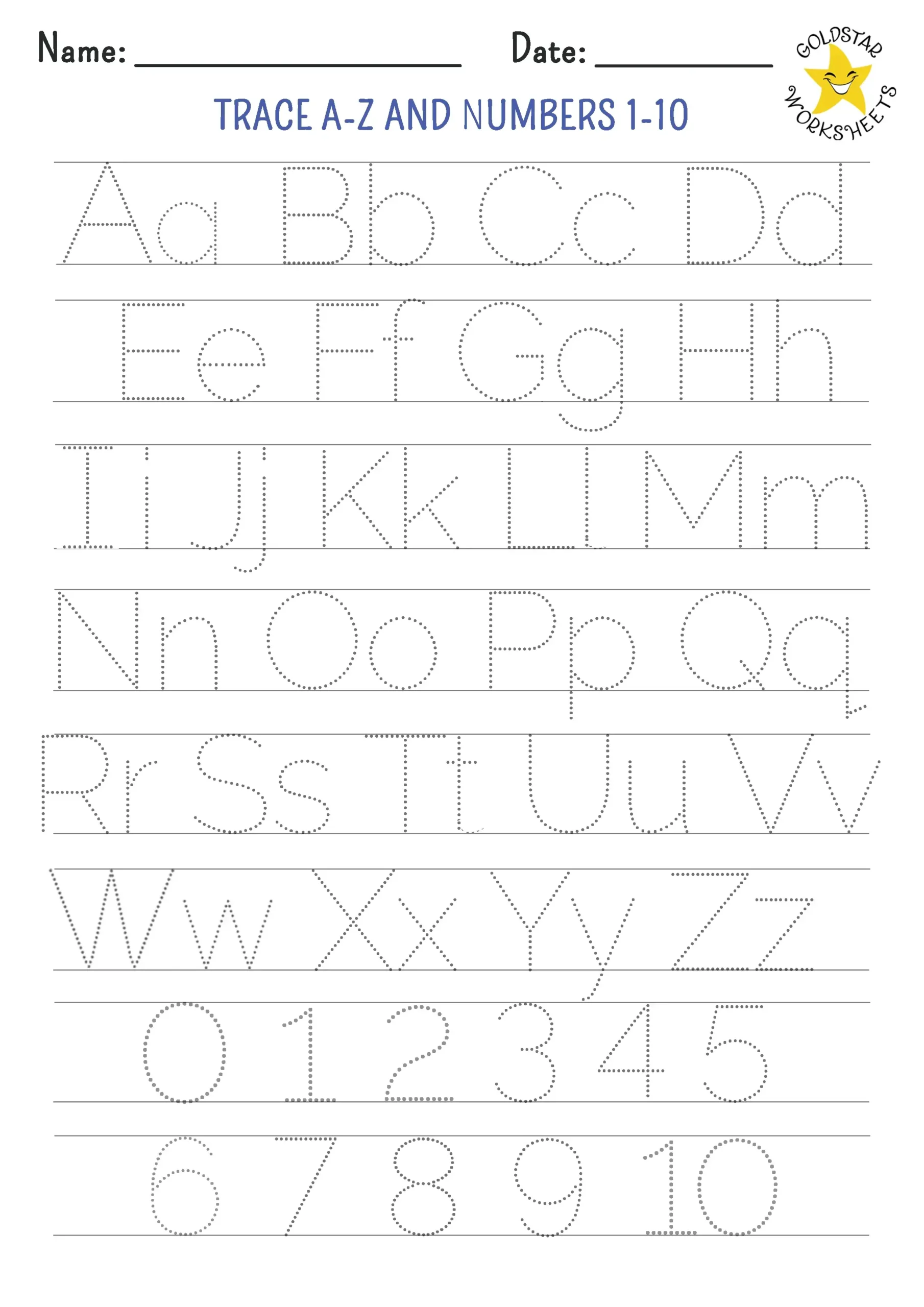 FREE Letter Tracing Worksheets By A Children Illustrator Teacher PDF 