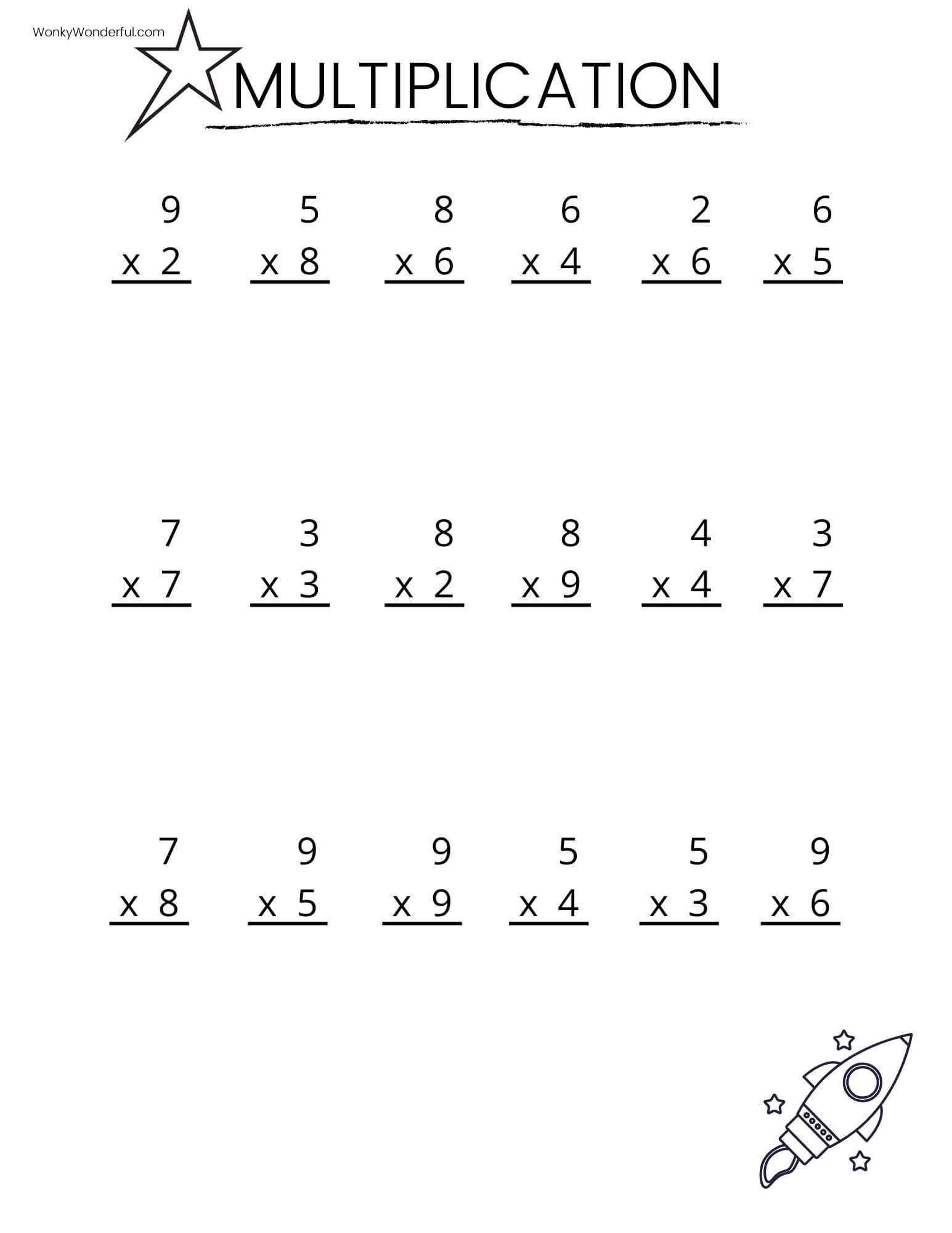 Free Multiplication Free Worksheet Download Free Multiplication Free Worksheet Png Images Free Worksheets On Clipart Library