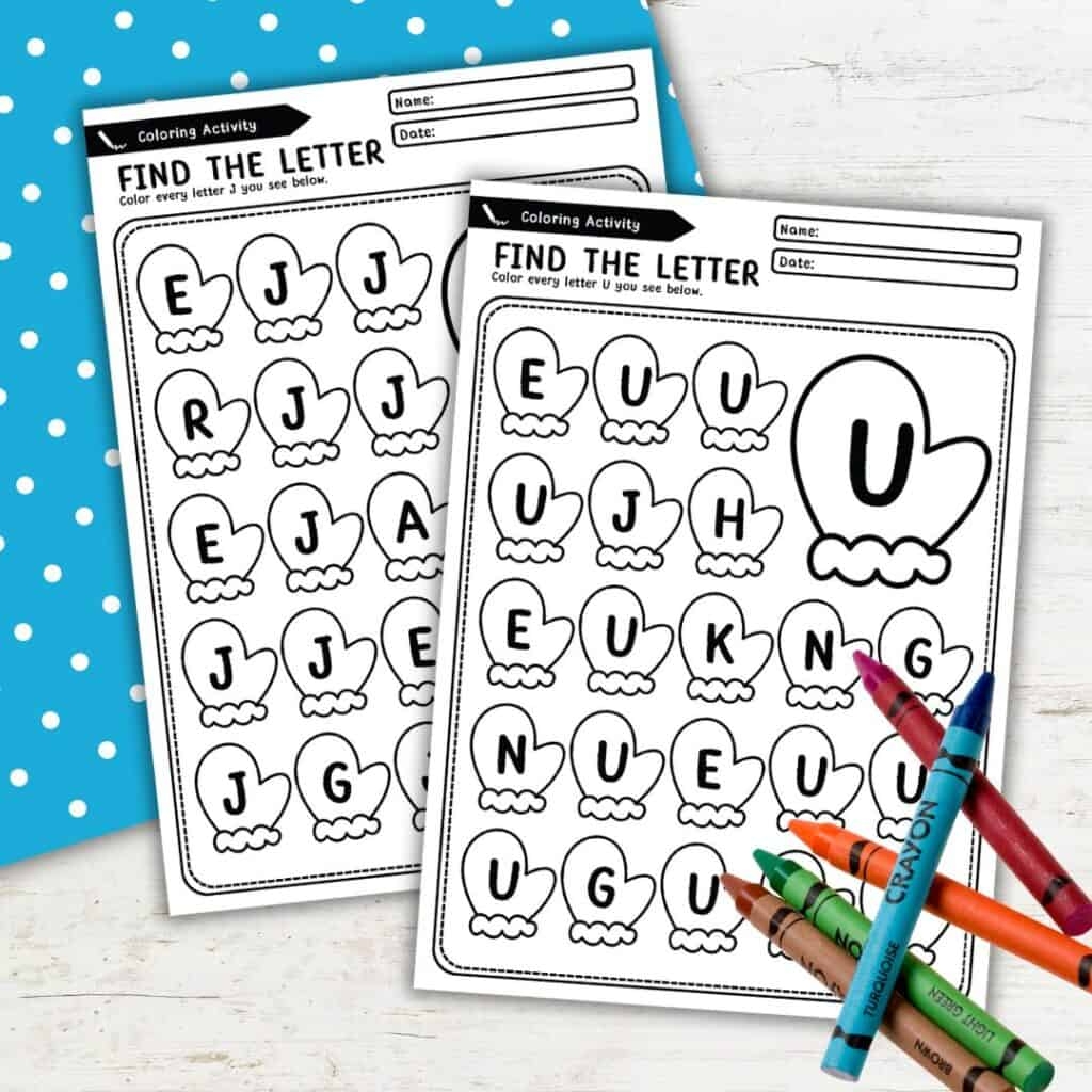 Free Printable Alphabet Worksheets Find The Letter Fun 
