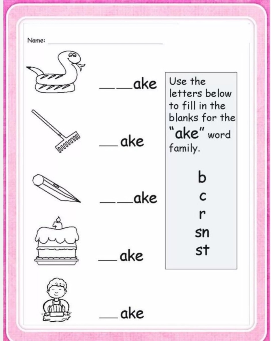 Free Printable Worksheets For 1st Grade English