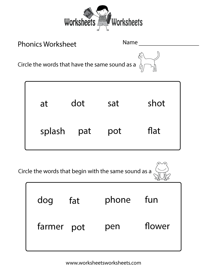 Digraph Worksheets Free Printable