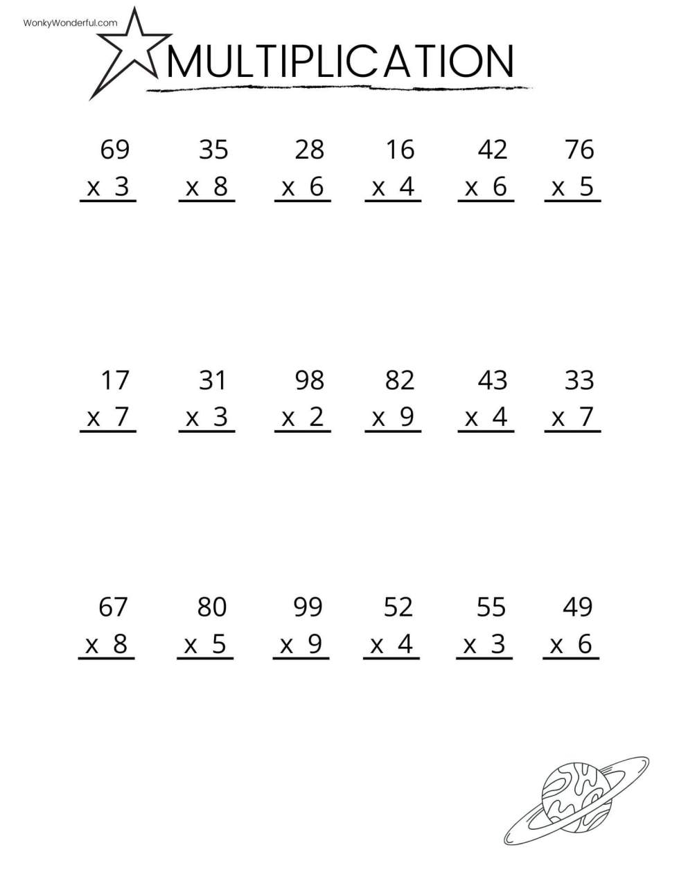 Free Printable Math Worksheets Worksheets Library