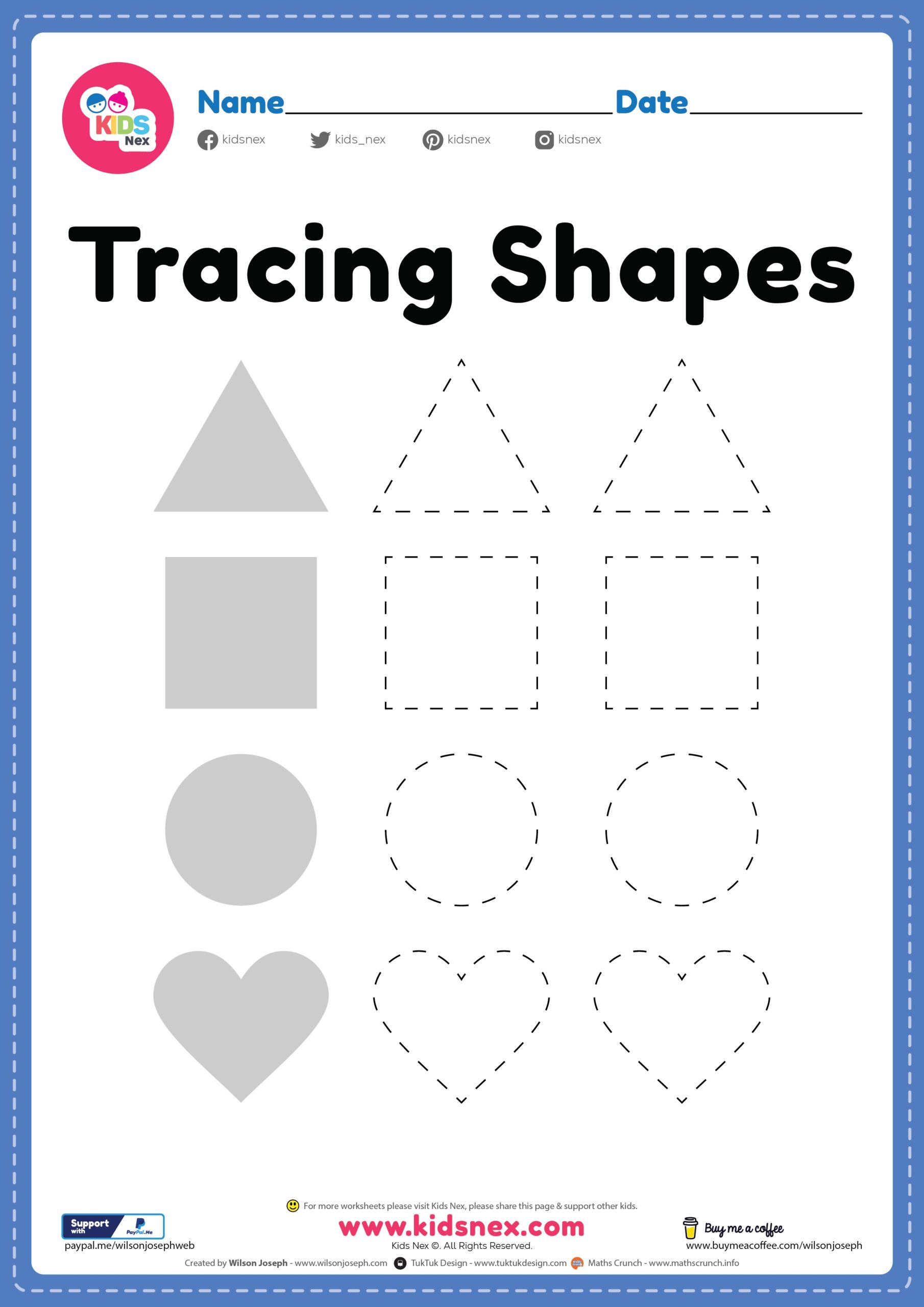 Worksheets For Kindergarten Free Printables