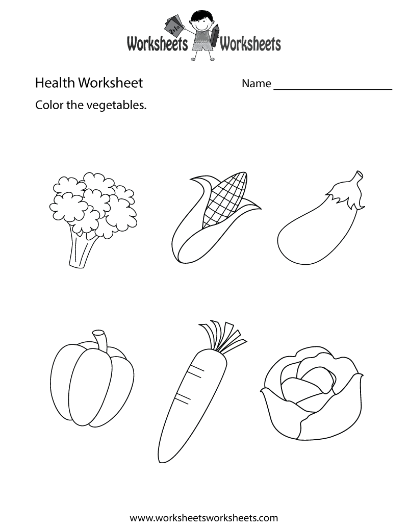Free Printable Health Worksheets