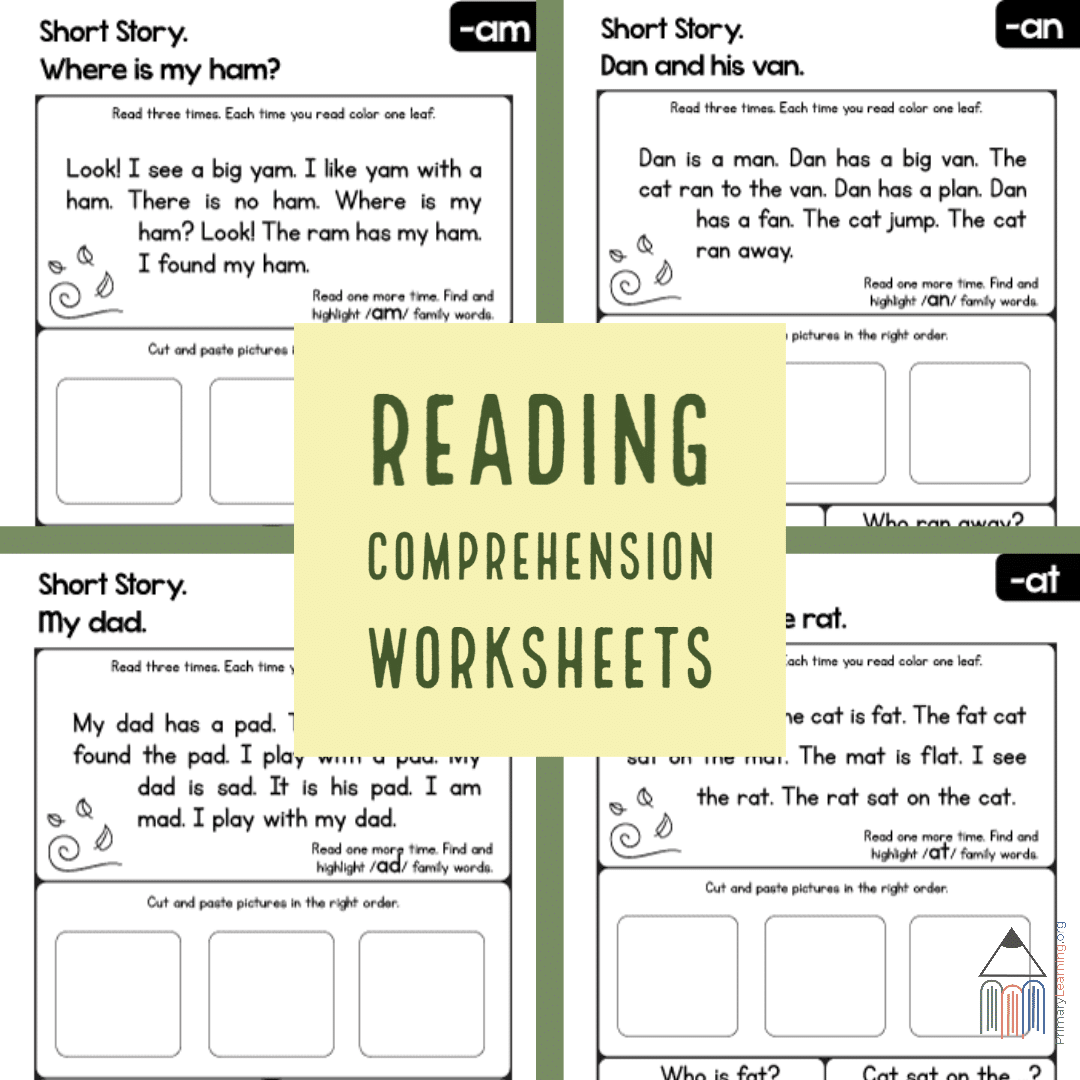 Reading Comprehension Printable Worksheets
