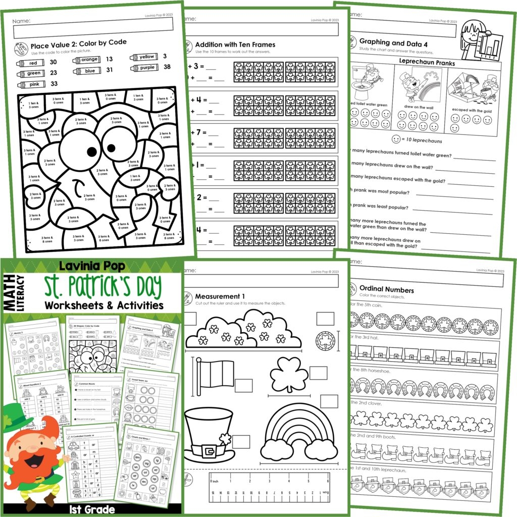 Free Printable St Patrick's Day Worksheet