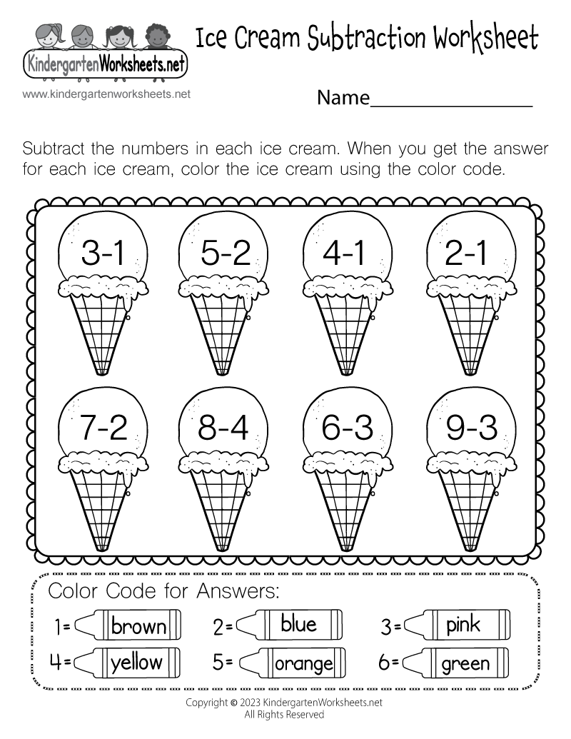 Free Printable Adding And Subtracting Worksheets