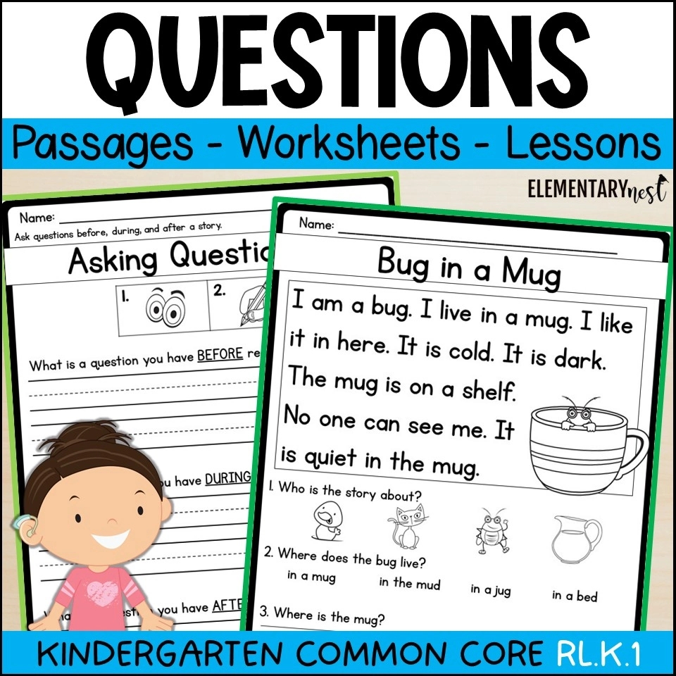 Free Printable Reading Comprehension Worksheets For Kindergarten