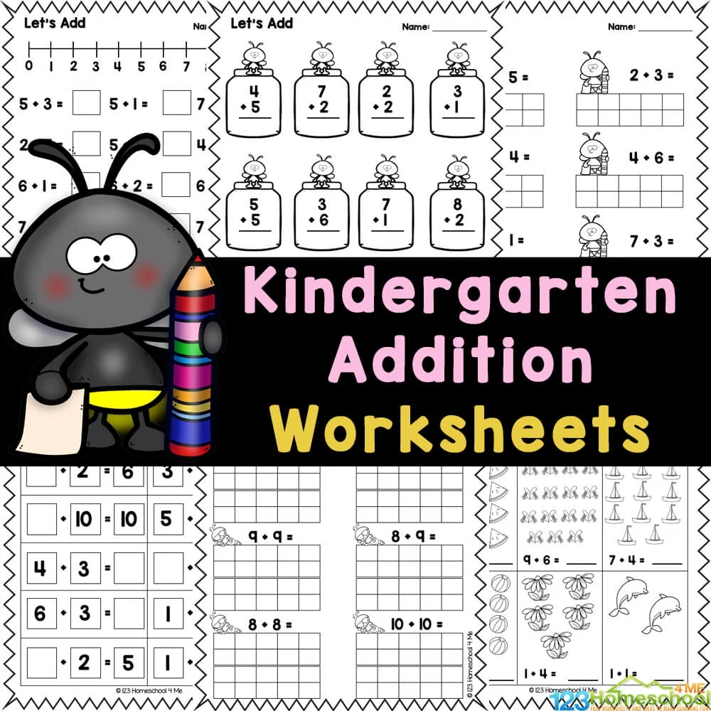 Kindergarten Math Worksheets - Printable Pdf