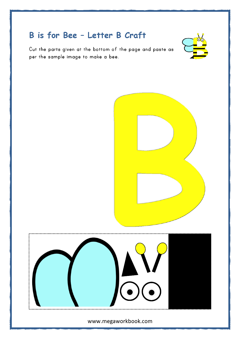 Printable Letter B Worksheets