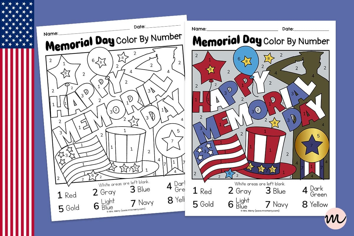 Free Printable Memorial Day Worksheets Free Printable Memorial Day Worksheets