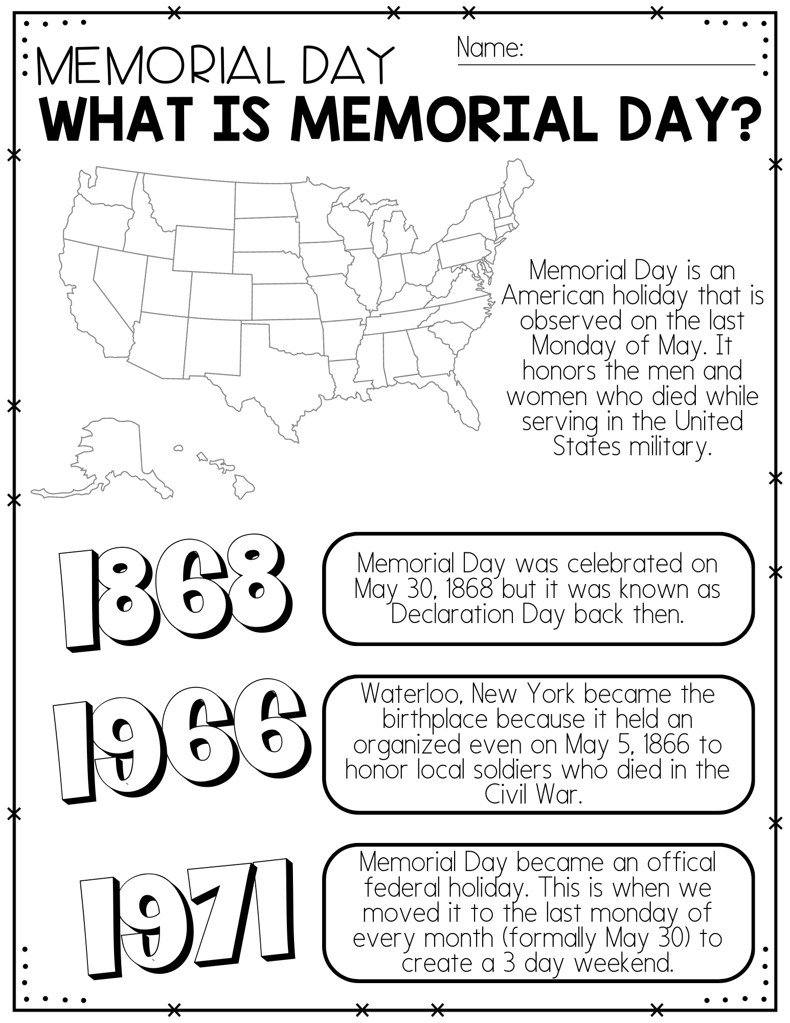 Memorial Day Printables Teaching Mama Memorial Day Printables Teaching Mama