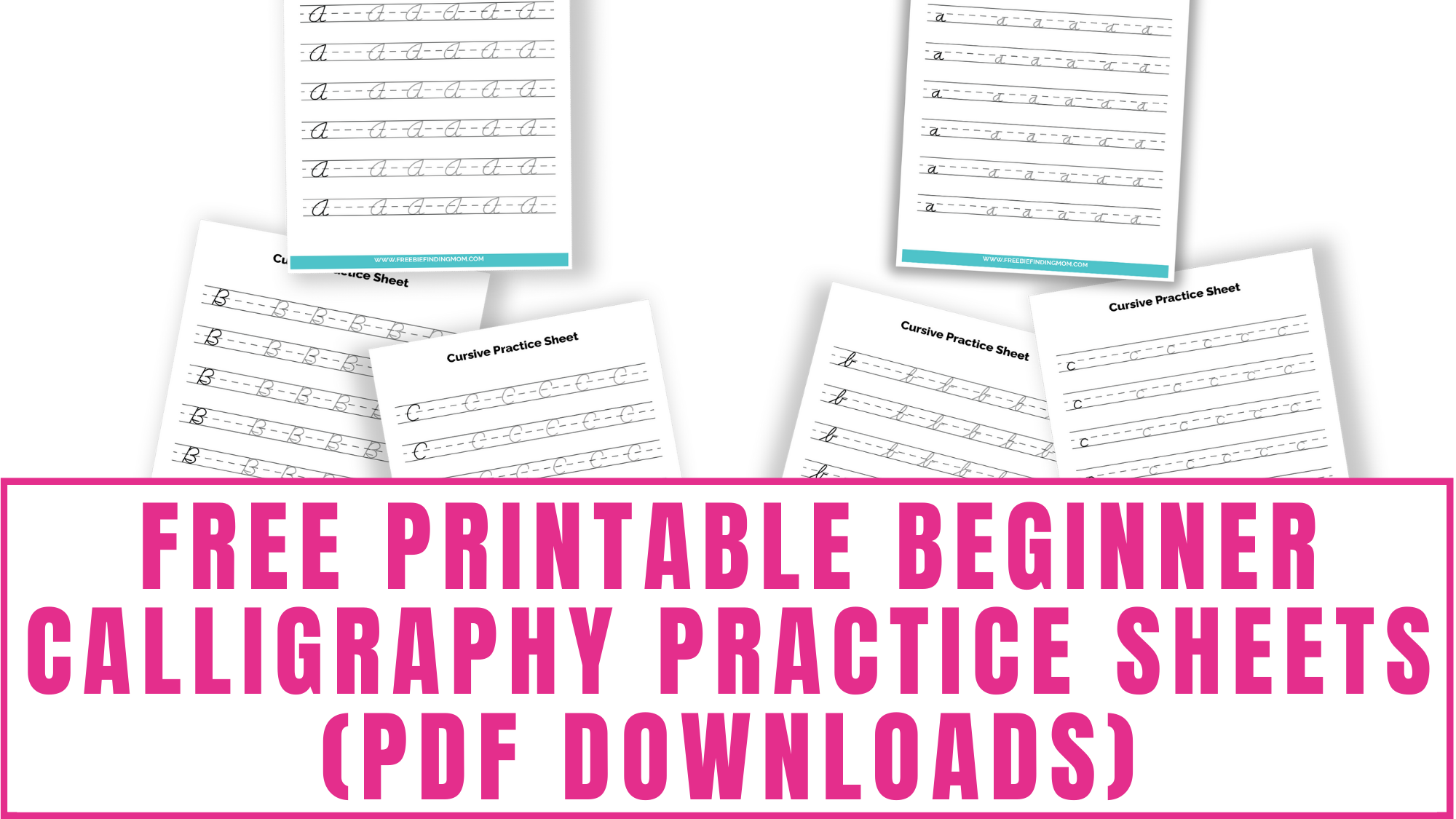 Free Calligraphy Worksheets Printable