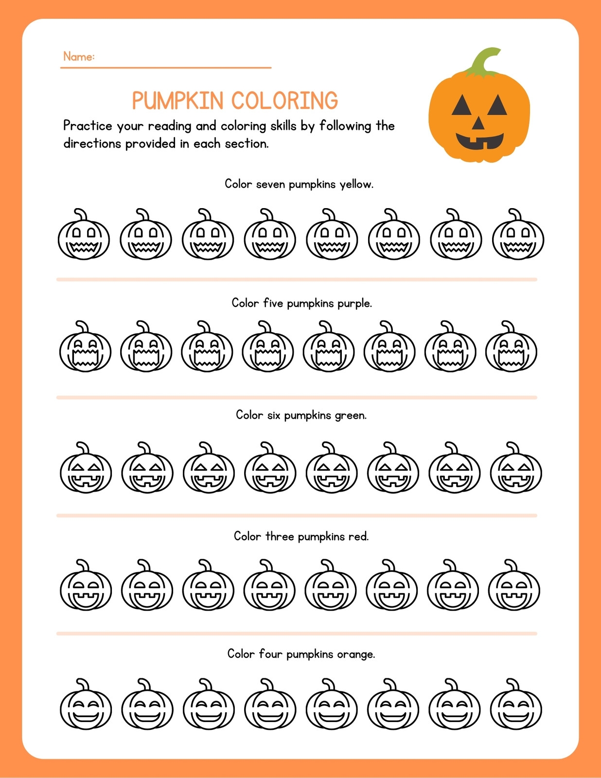 Free Printable Halloween Graphing Worksheets
