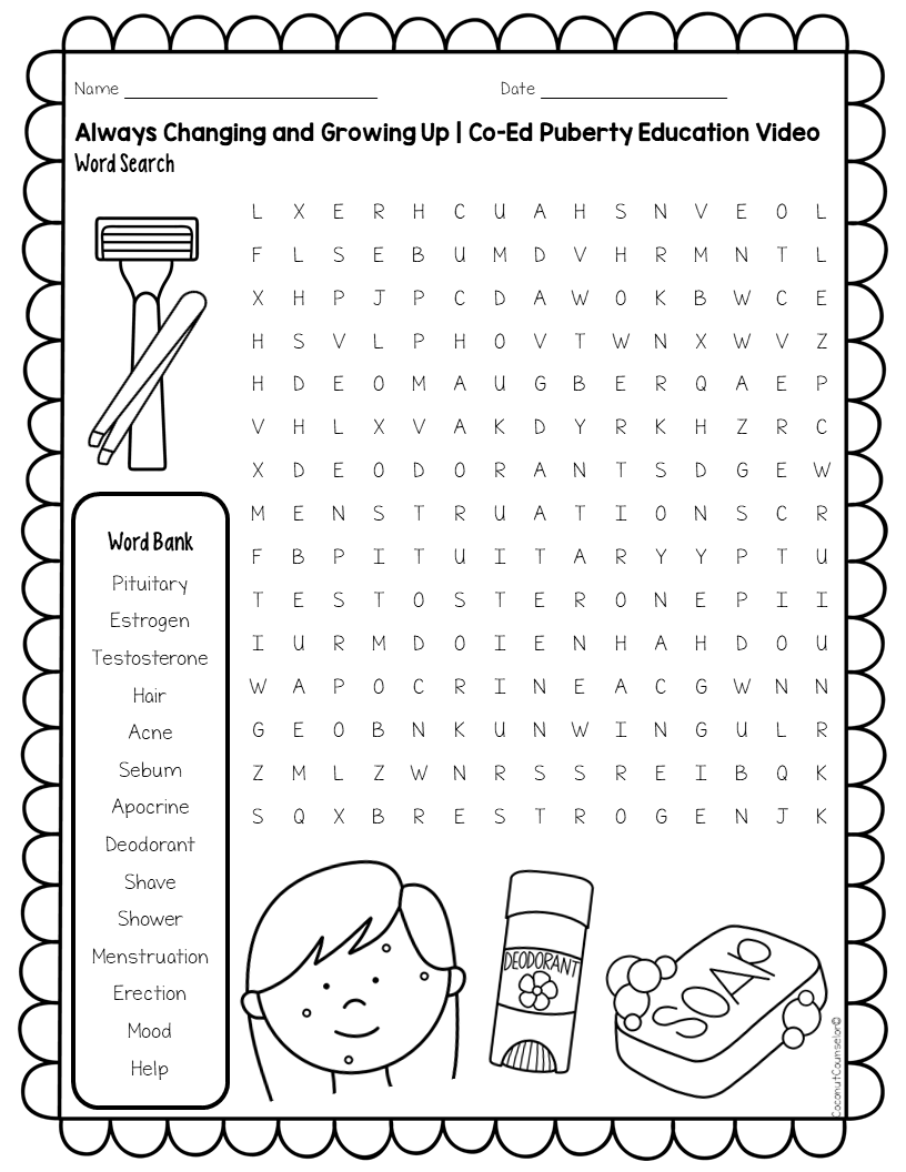 Puberty Lesson And Pamphlet Bundle Made By Teachers