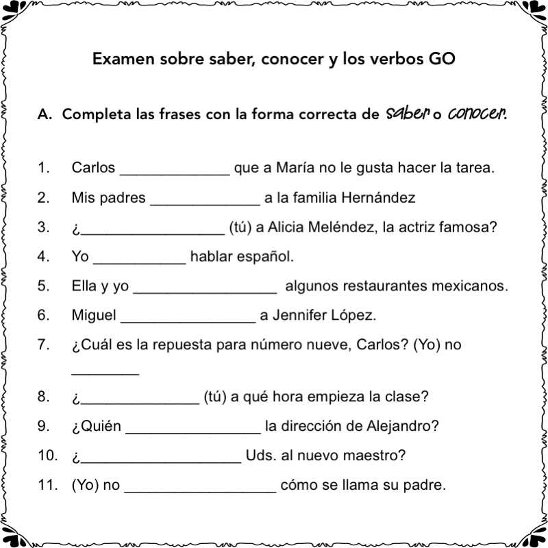 Spanish One And Two Printable And Digital Tests Quizzes Worksheets Best PowerPoints For Spanish French