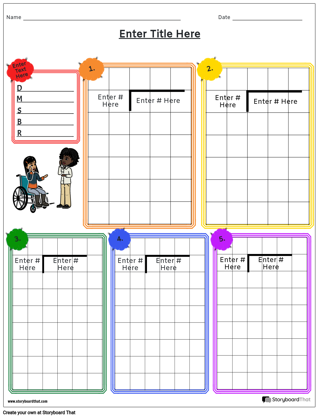 Storyboard That Free Long Division Worksheet Templates