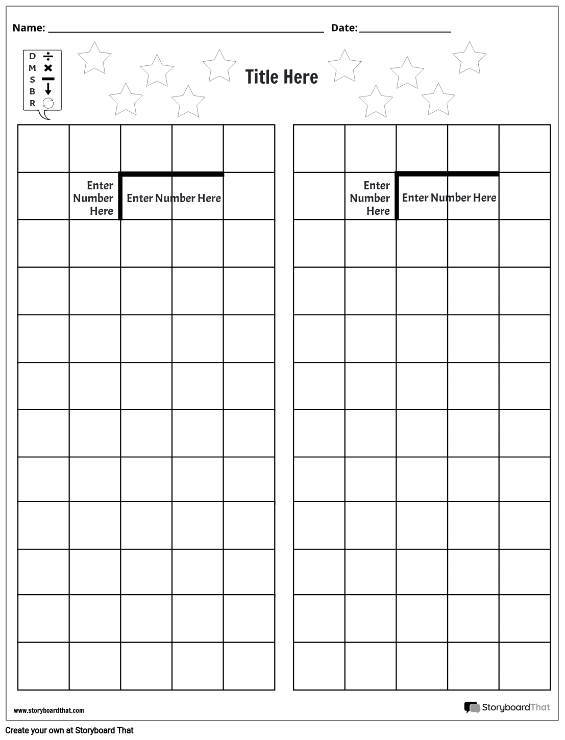 Free Printable Long Division Worksheets