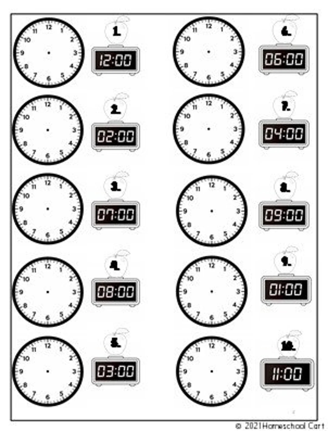 Telling The Time Worksheets word Problems Digital And Analog Clocks Included Etsy Telling The Time Worksheets word Problems Digital And Analog Clocks Included Etsy